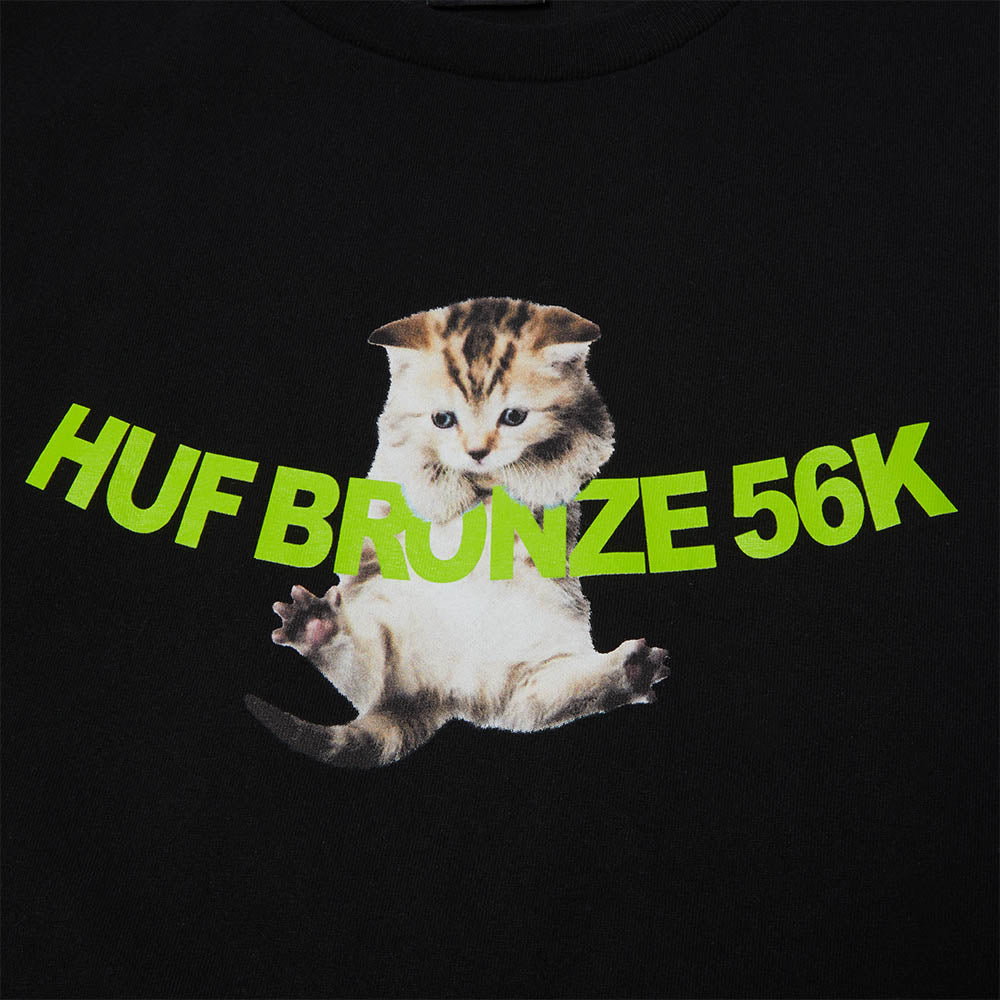 Huf - Bronze Hang In There T-Shirt - Black