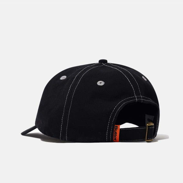 Butter Goods - Abseil 6 Panel Cap - Black