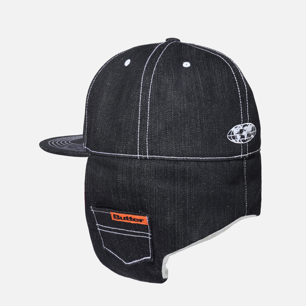 Butter Goods - Adilson Flap Cap - Black