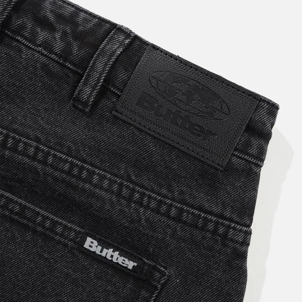 Butter Goods - Baggy Denim Jeans - Distressed Black