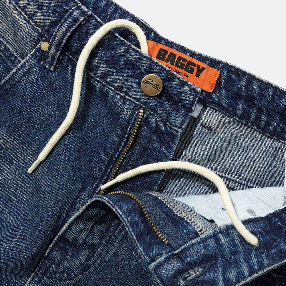 Butter Goods - Baggy Denim Jeans - Vintage Indigo Wash