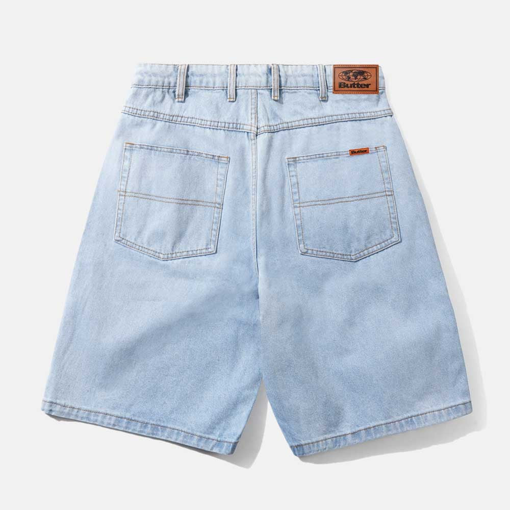 Butter Goods - Baggy Denim Shorts - Light Blue