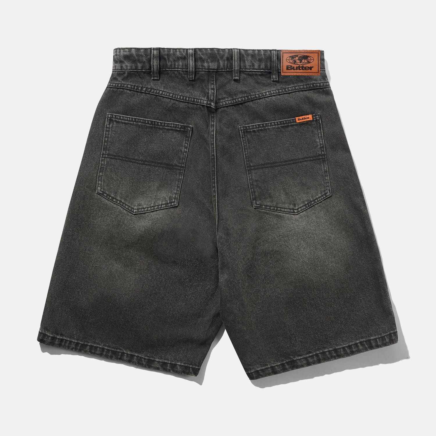 Butter Goods - Baggy Denim Shorts - Faded Black