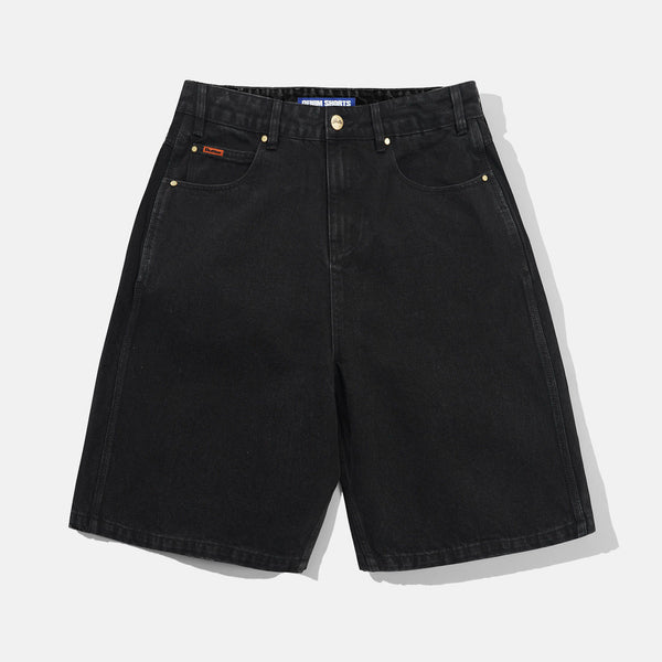 Butter Goods - Baggy Denim Shorts - Flat Black