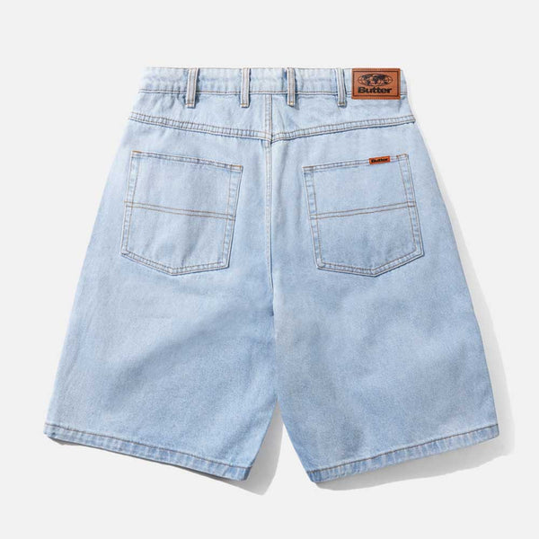 Butter Goods - Baggy Denim Shorts - Light Blue