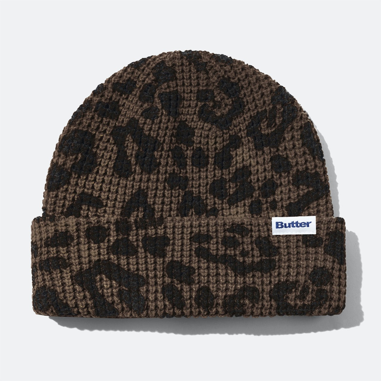 Butter Goods - Distress Waffle Beanie - Leopard