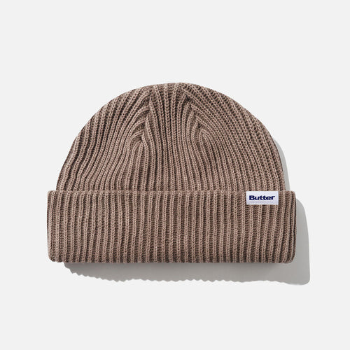 Butter Goods - Bleached Wharfie Beanie - Brown