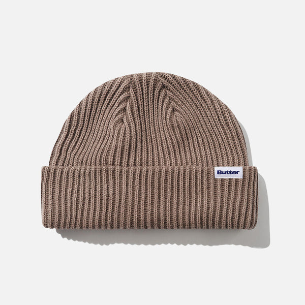 Butter Goods - Bleached Wharfie Beanie - Brown