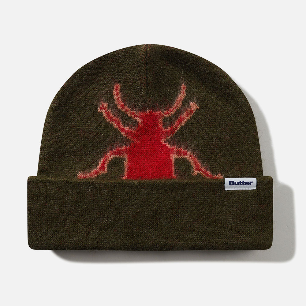 Butter Goods - Beetle Mohair Beanie - Green