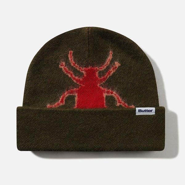 Butter Goods - Beetle Mohair Beanie - Green