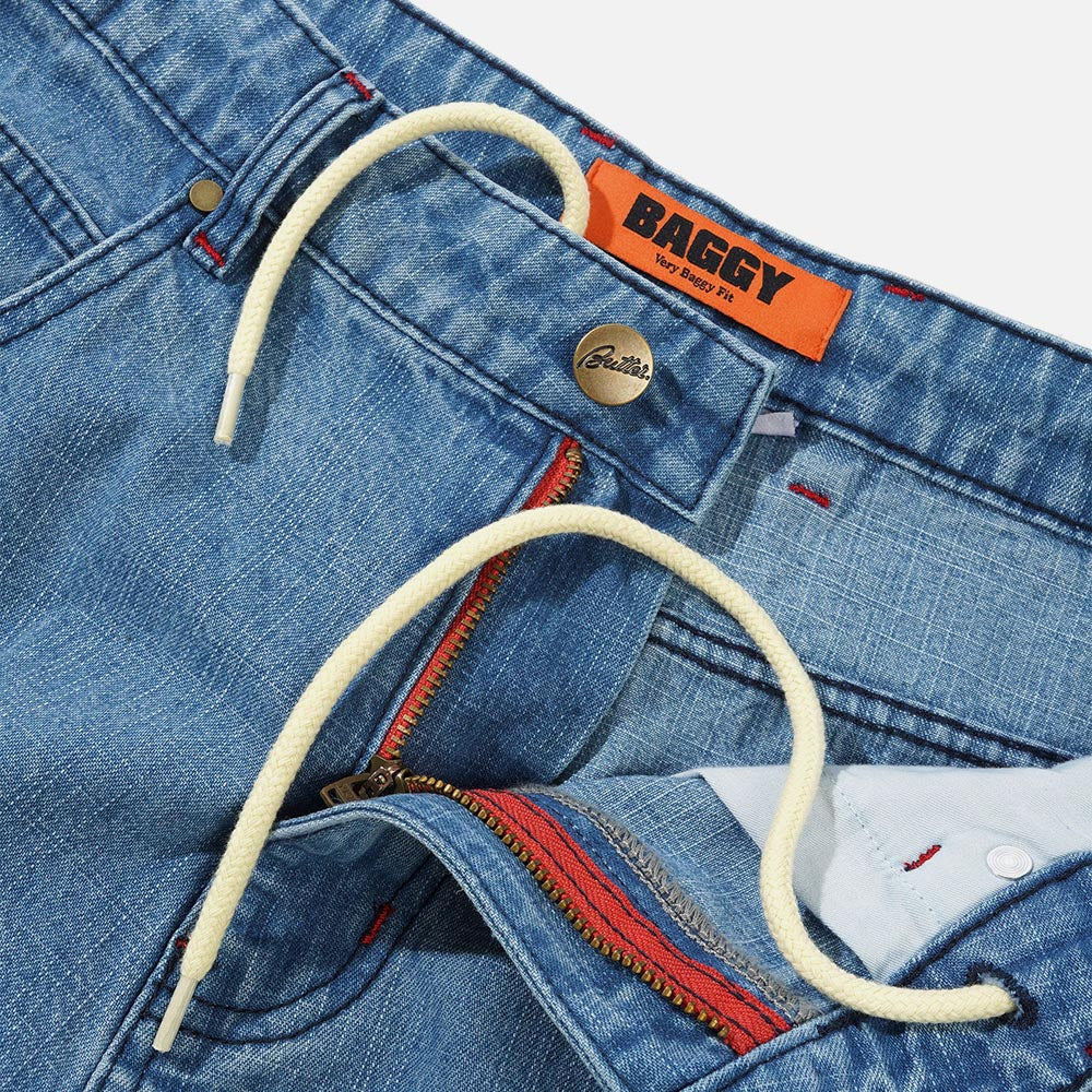 Butter Goods - Blotch Denim Jeans - Streaky Blue