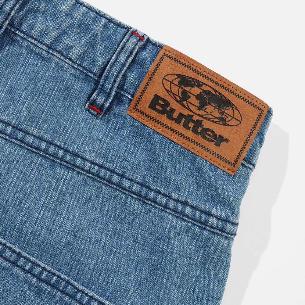 Butter Goods - Blotch Denim Jeans - Streaky Blue