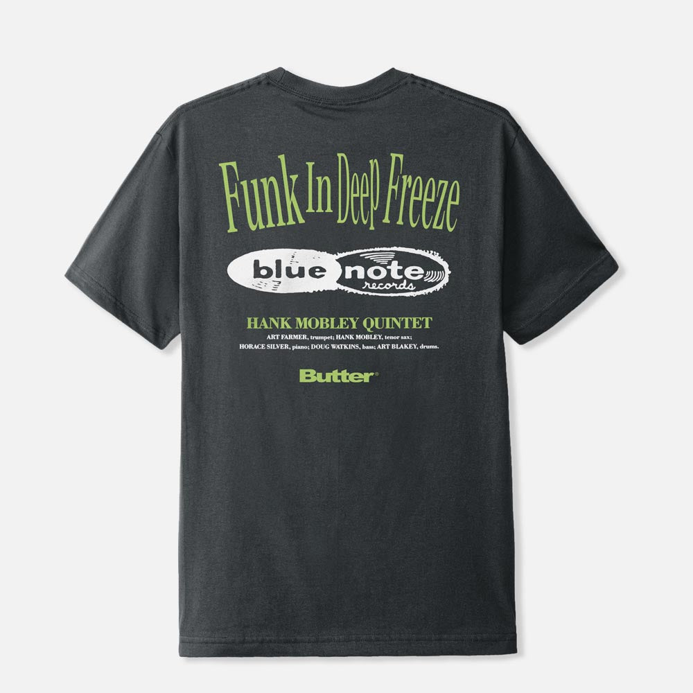 Butter Goods - Blue Note Funk T-Shirt - Charcoal