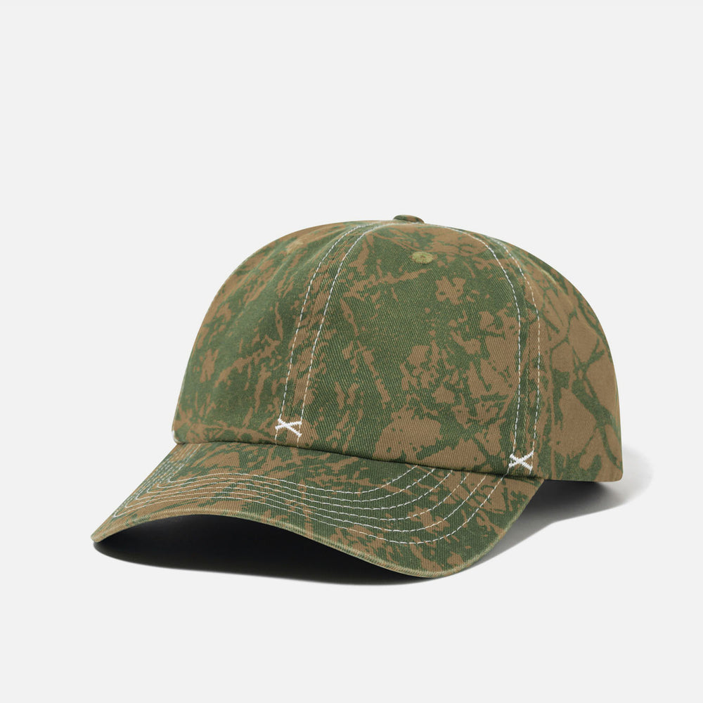 Butter Goods - Woods Camo 6 Panel Cap - Sage