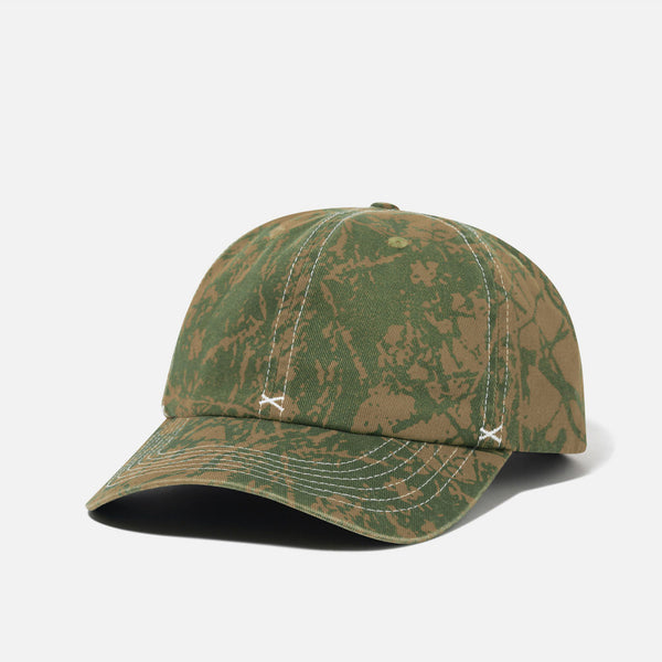 Butter Goods - Woods Camo 6 Panel Cap - Sage