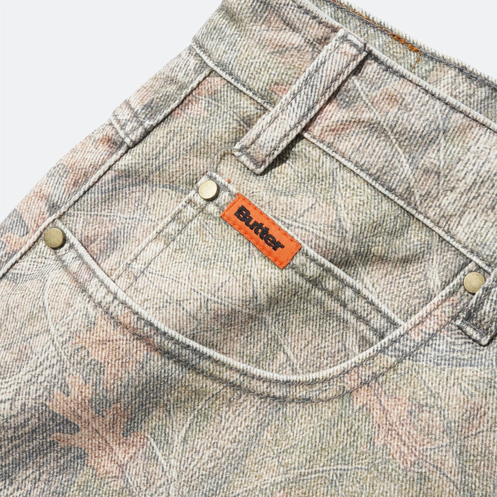 Butter Goods - Baggy Denim Jeans - Forest Camo