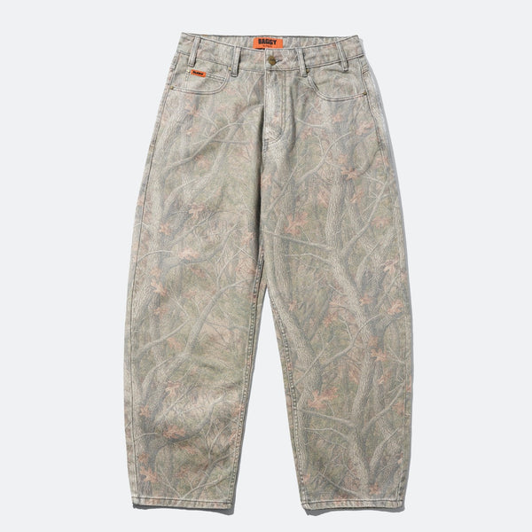Butter Goods - Baggy Denim Jeans - Forest Camo