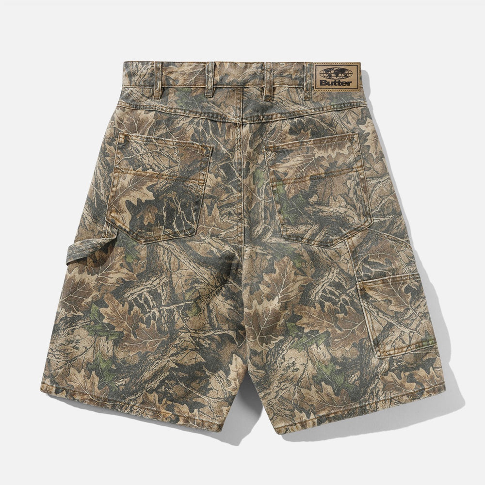 Butter Goods - Carpenter Denim Shorts - Forest Camo