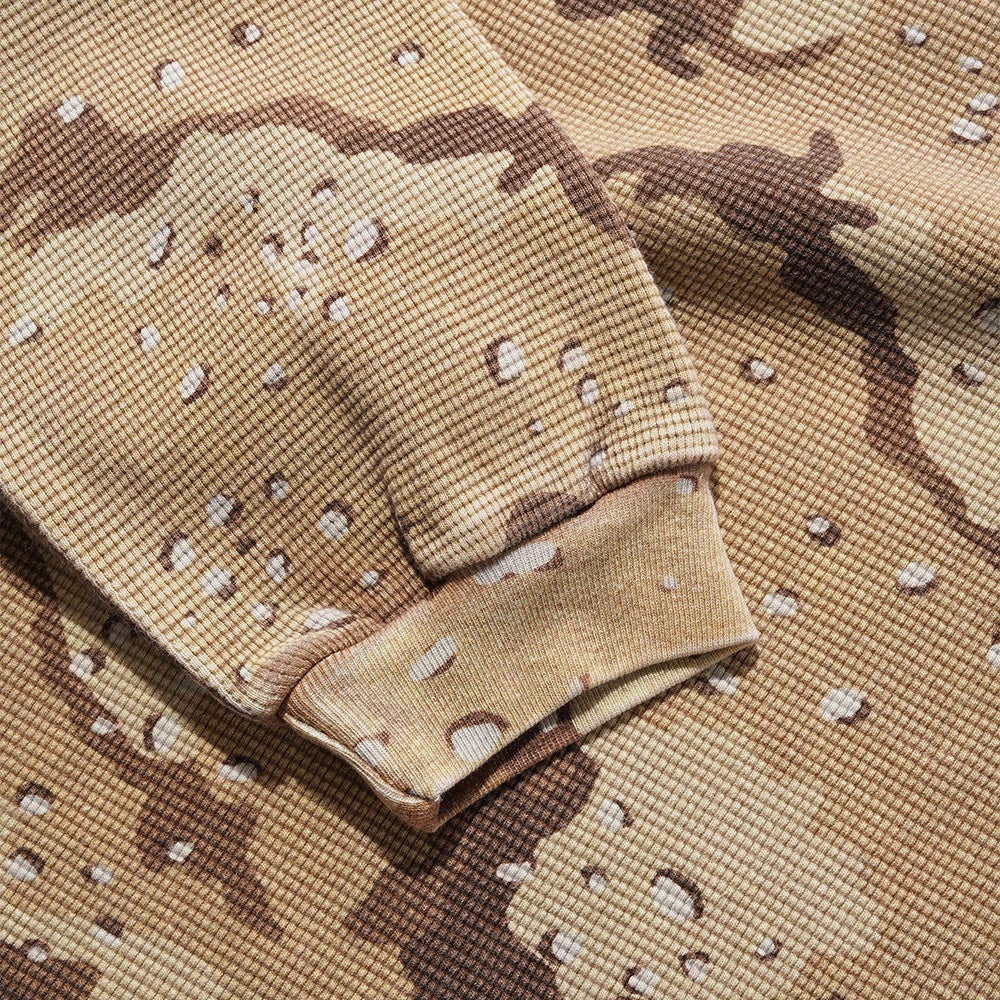 Butter Goods -  Waffle Longsleeve T-Shirt - Desert Camo