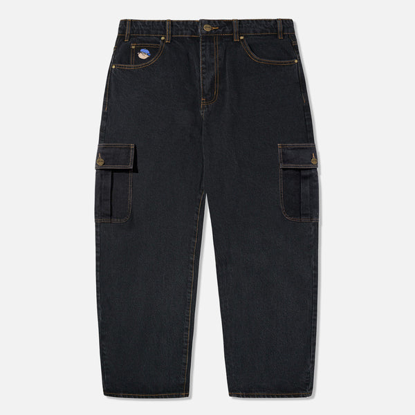 Butter Goods - Philly Santosuosso Cargo Denim Jeans - Washed Black