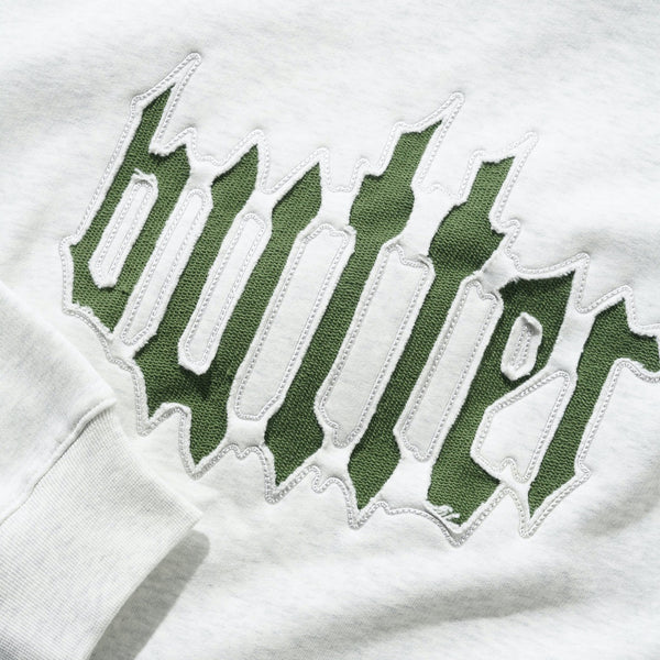 Butter Goods - Cut Out Crewneck Sweatshirt - Ash
