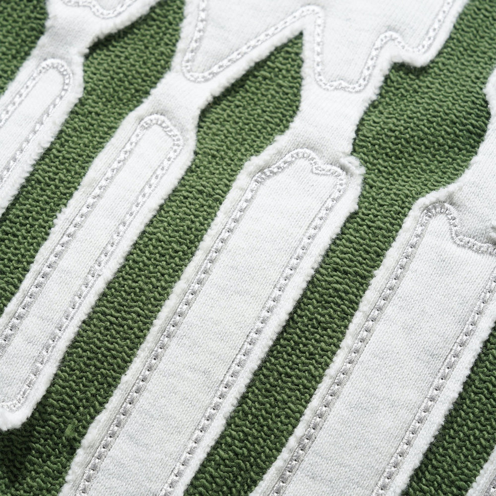 Butter Goods - Cut Out Crewneck Sweatshirt - Ash