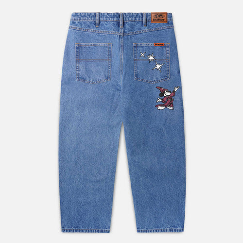 Baggy Jeans Jeans Disney Zara STITCHED BAGGY JEANS Light Blue ZARA
