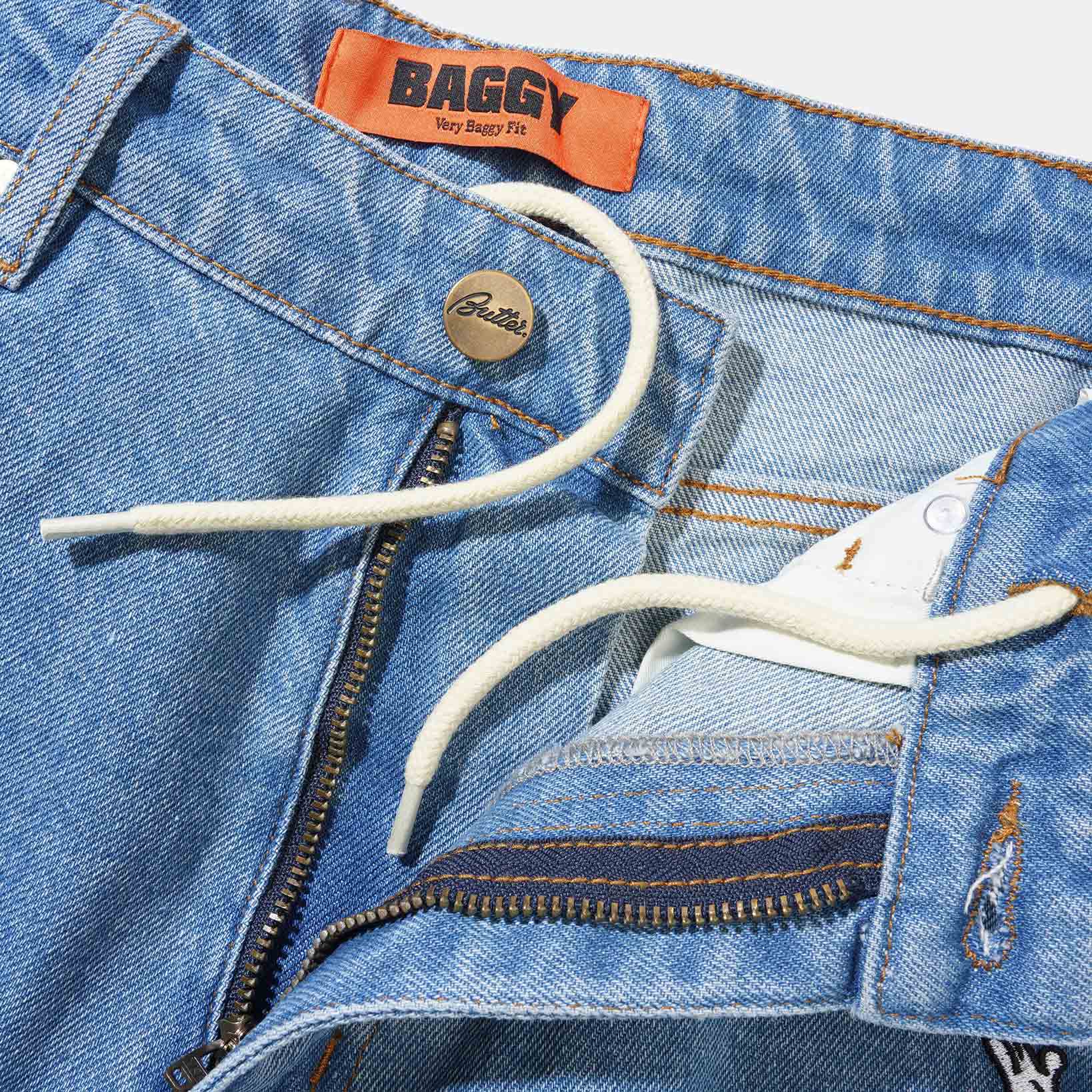 Butter Goods - Disney Fantasia Baggy Denim Jeans - Washed Indigo