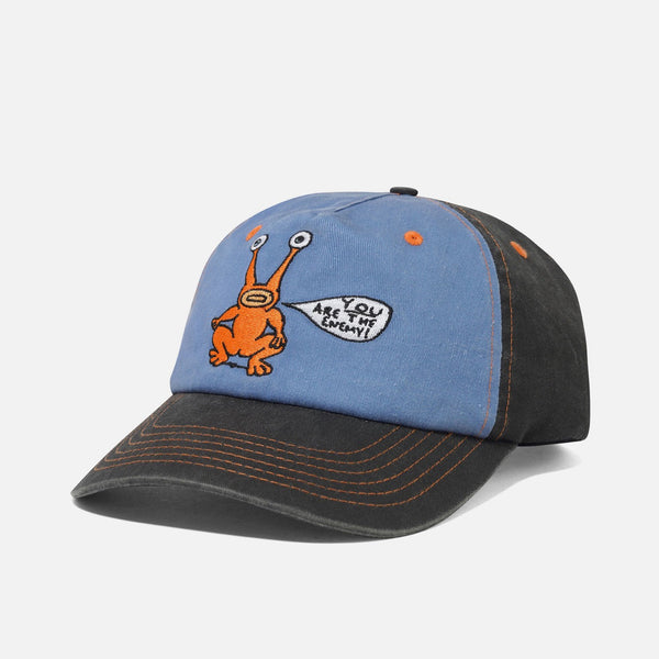 Butter Goods - Daniel Johnston Enemy 5 Panel Cap - Black / Slate