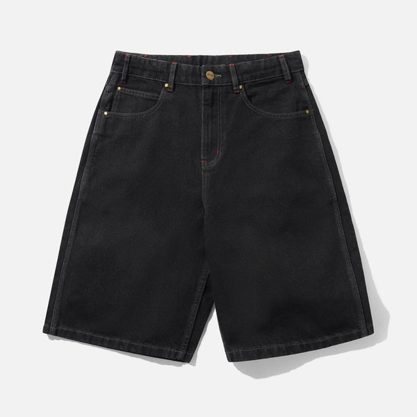 Butter Goods - Daniel Johnston Dragon Denim Shorts - Washed Black
