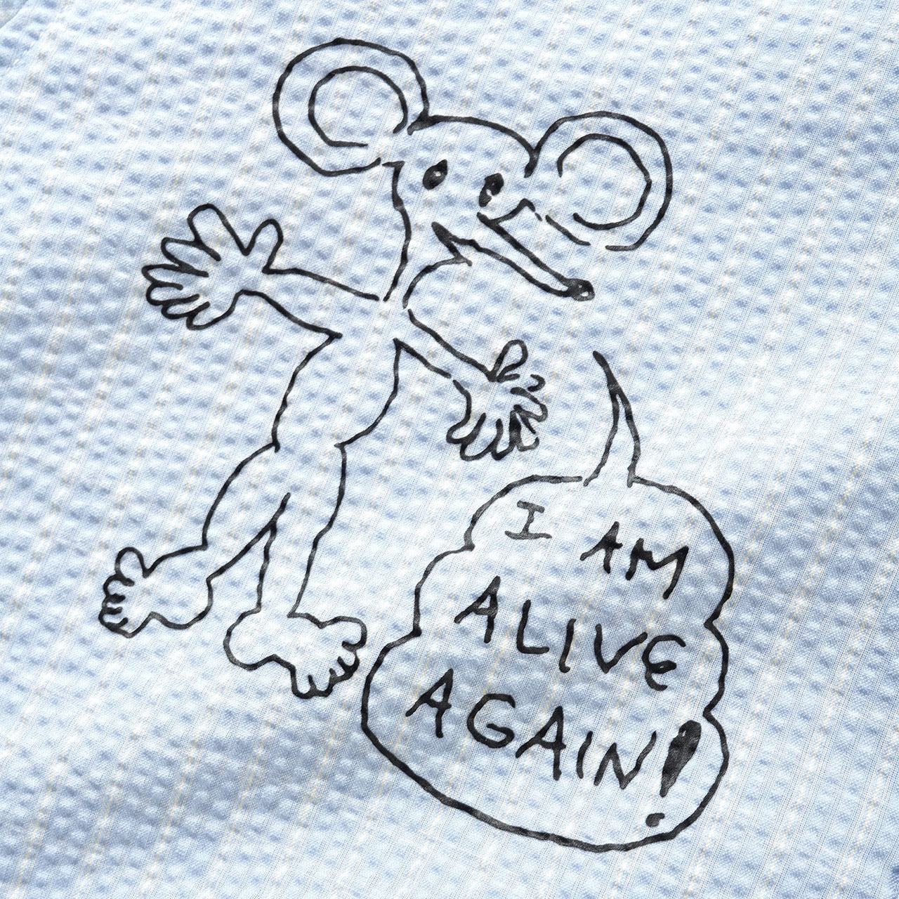 Butter Goods - Daniel Johnston Alive Again Long Sleeve Shirt - Light Blue