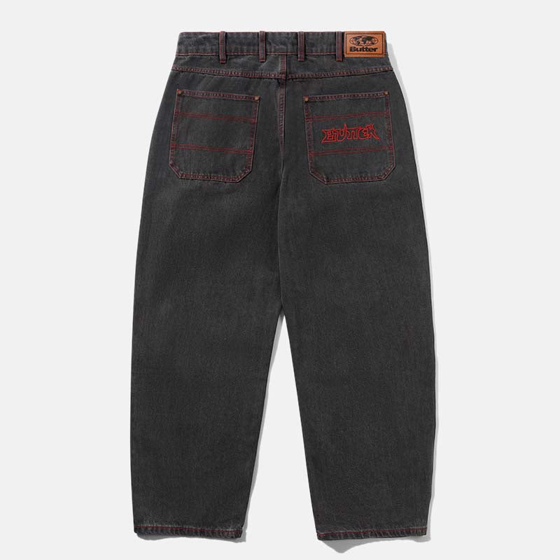 Butter Goods - Encounter Denim Jeans - Tinted Washed Black