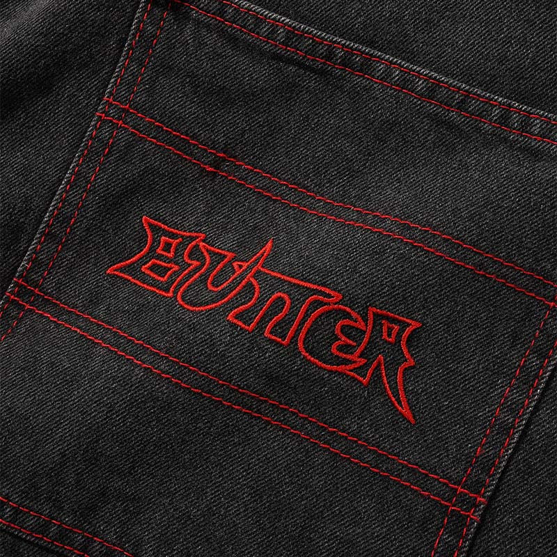 Butter Goods - Encounter Denim Shorts - Tinted Washed Black