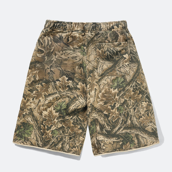 Butter Goods - Fleece Shorts - Forest Camo