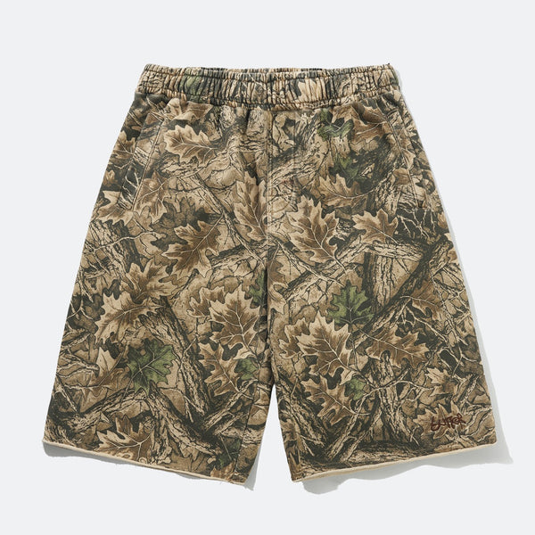 Butter Goods - Fleece Shorts - Forest Camo