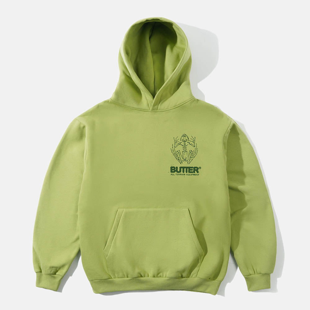 Butter Goods - Fossil Pullover Hooded Sweatshirt - Moss