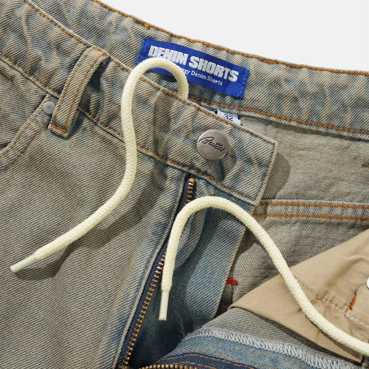 Butter Goods - Garage Denim Shorts - Sunfade Blue