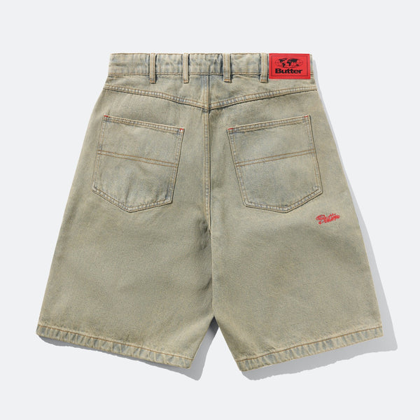 Butter Goods - Garage Denim Shorts - Sunfade Blue
