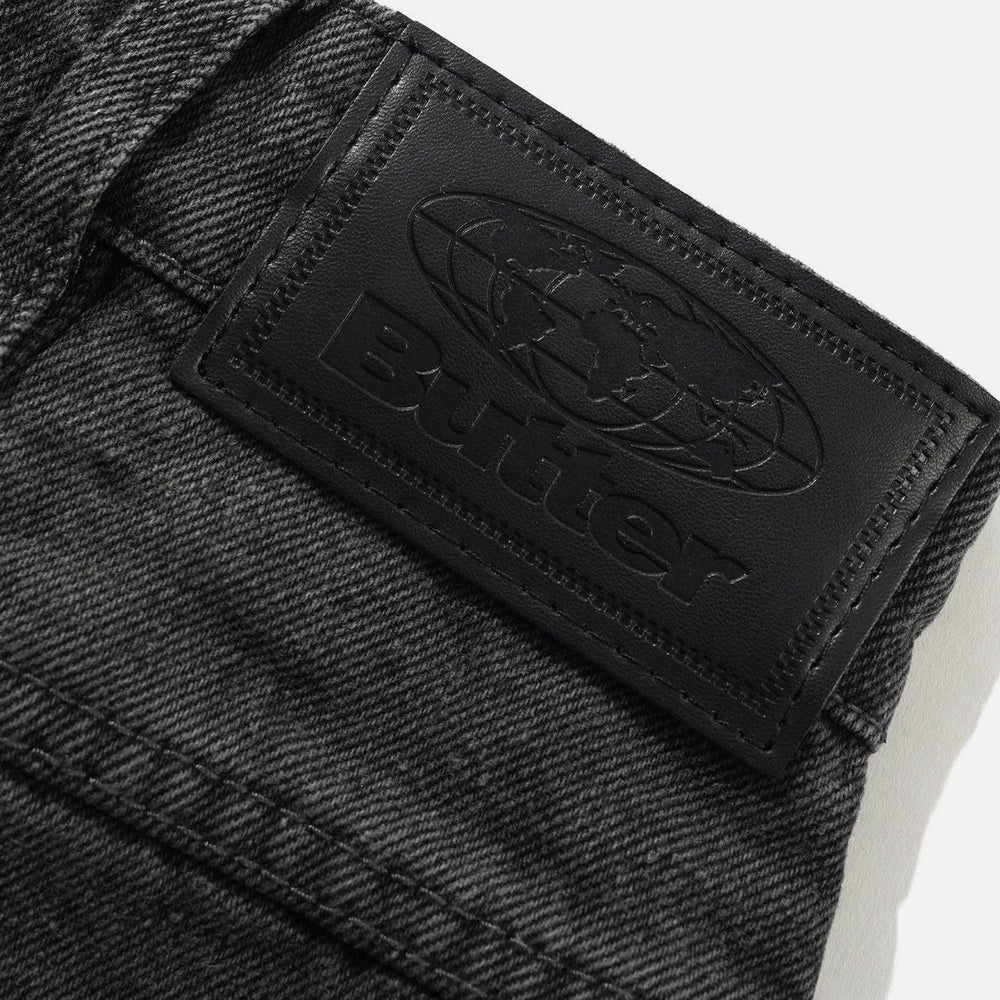Butter Goods - Garage Denim Shorts - Faded Black