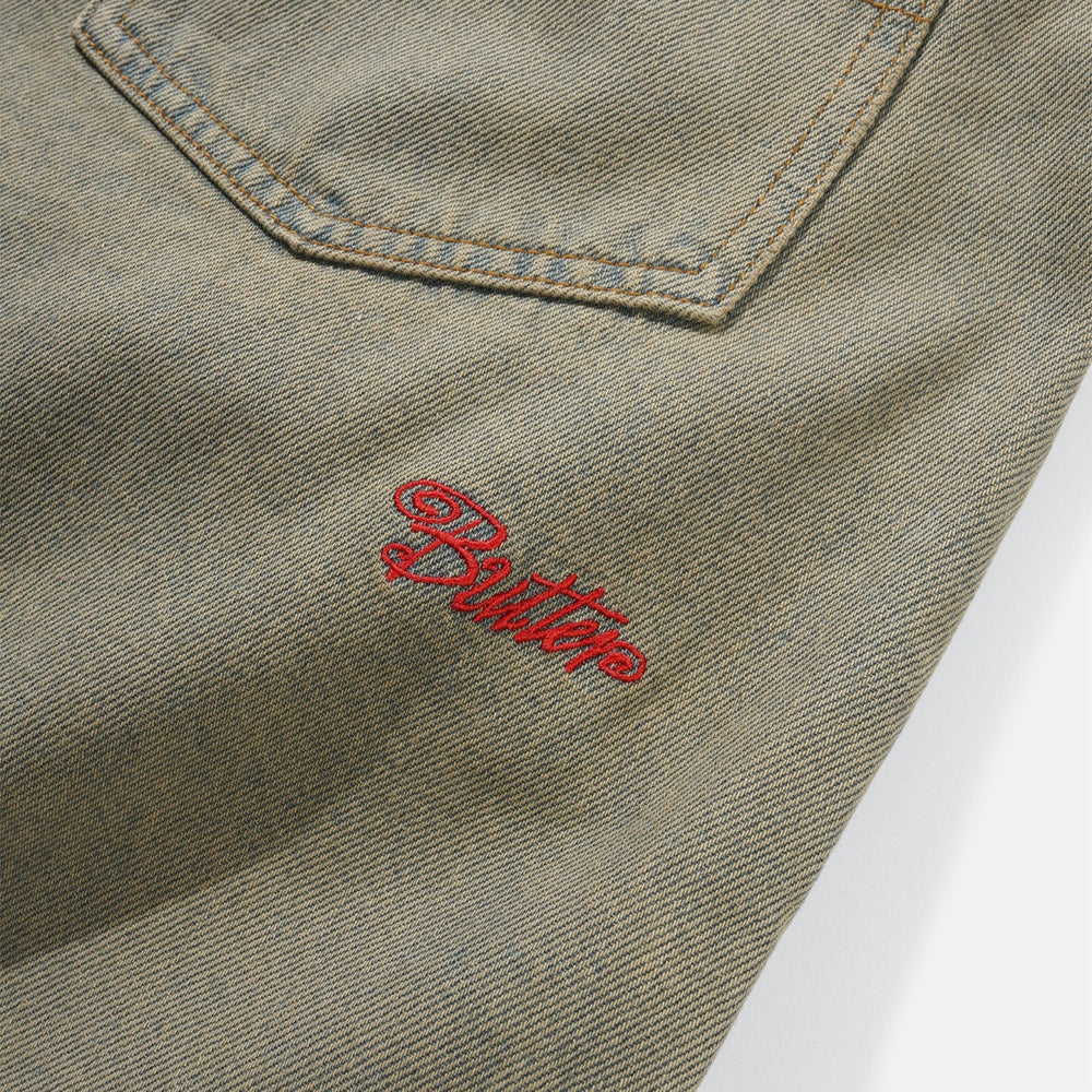 Butter Goods - Garage Denim Shorts - Sunfade Blue