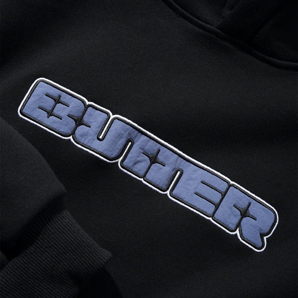 Butter Goods - Glint Logo Hooded Sweatshirt - Black