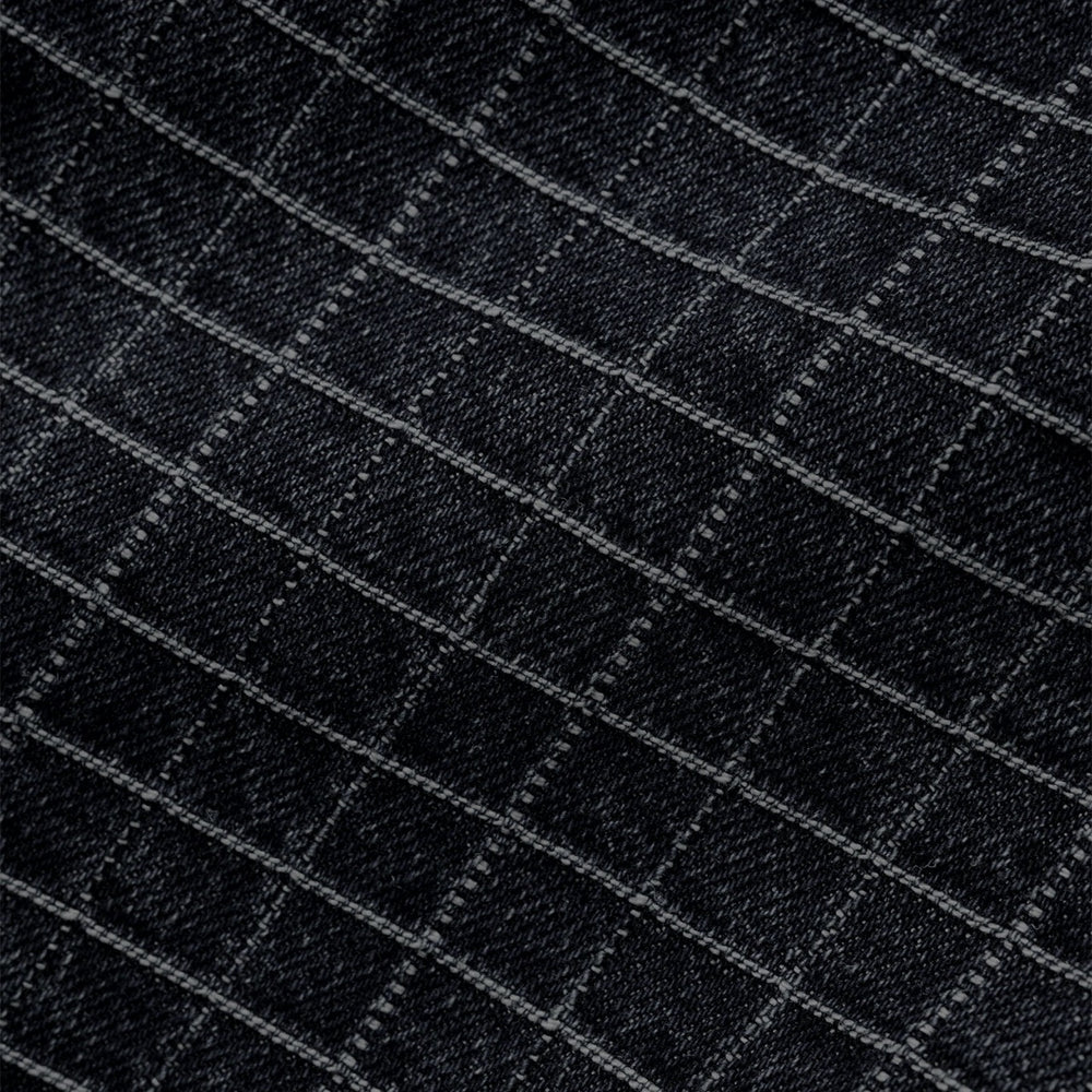 Butter Goods - Grid Denim Jacket - Overdye Black
