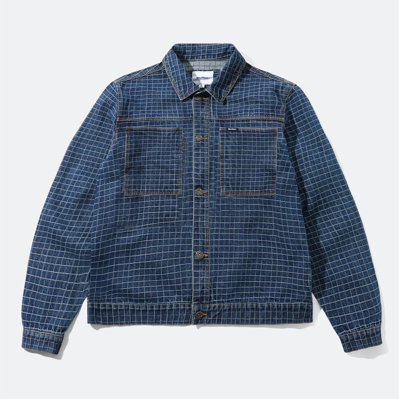 Butter Goods - Grid Denim Jacket - Indigo