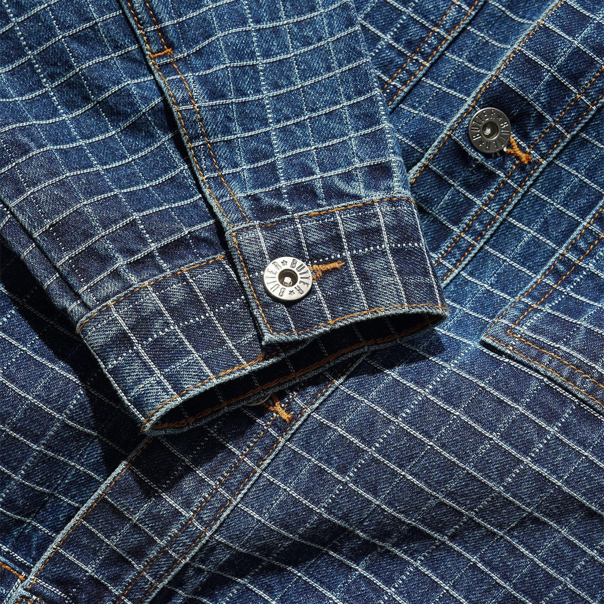 Butter Goods - Grid Denim Jacket - Indigo