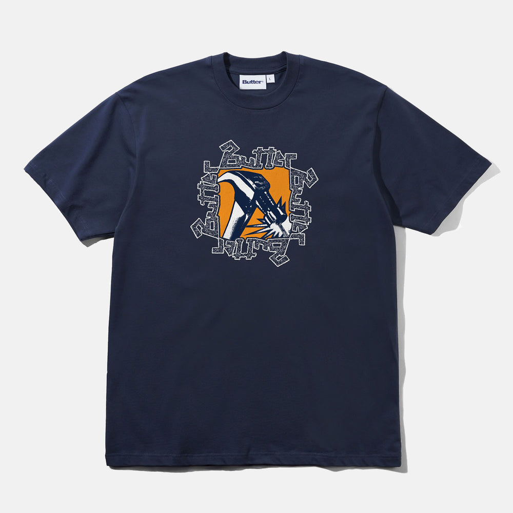 Butter Goods - Hammer T-Shirt - Midnight