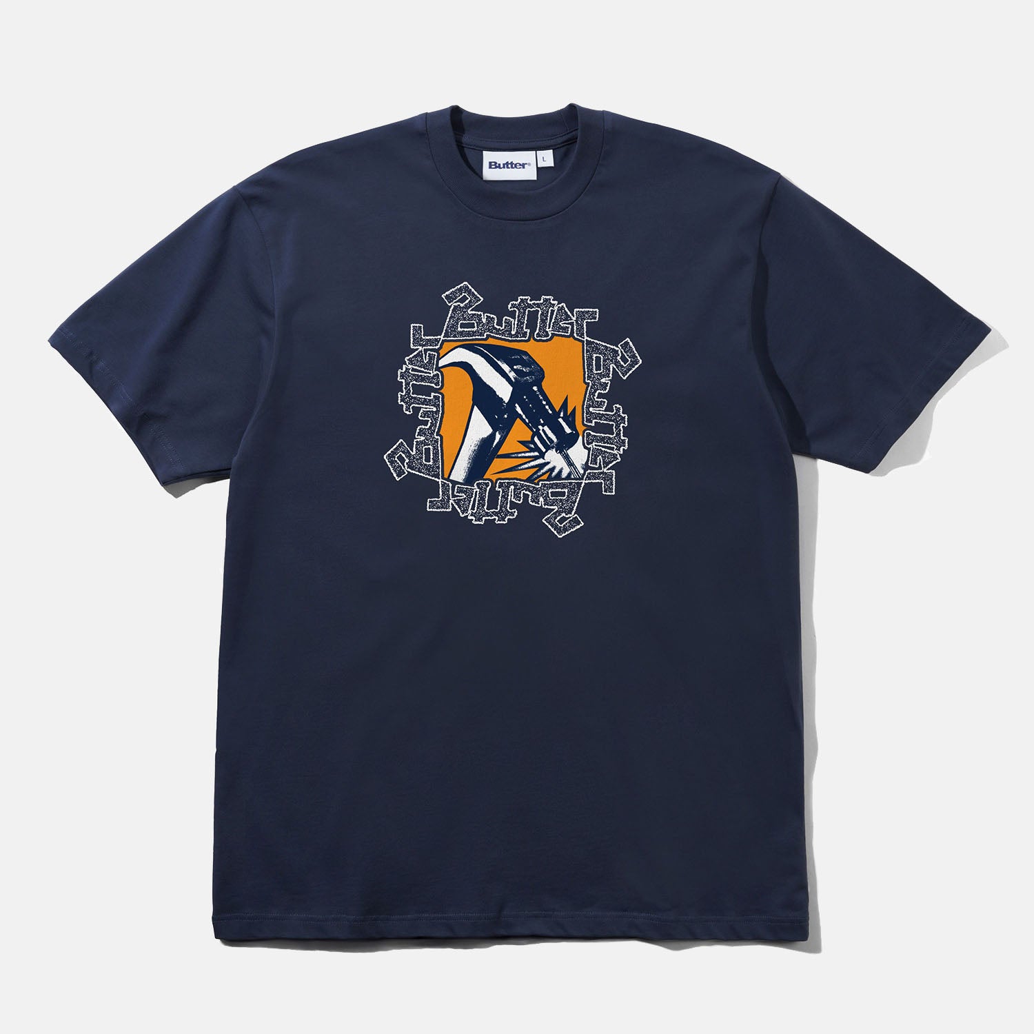 Butter Goods - Hammer T-Shirt - Midnight