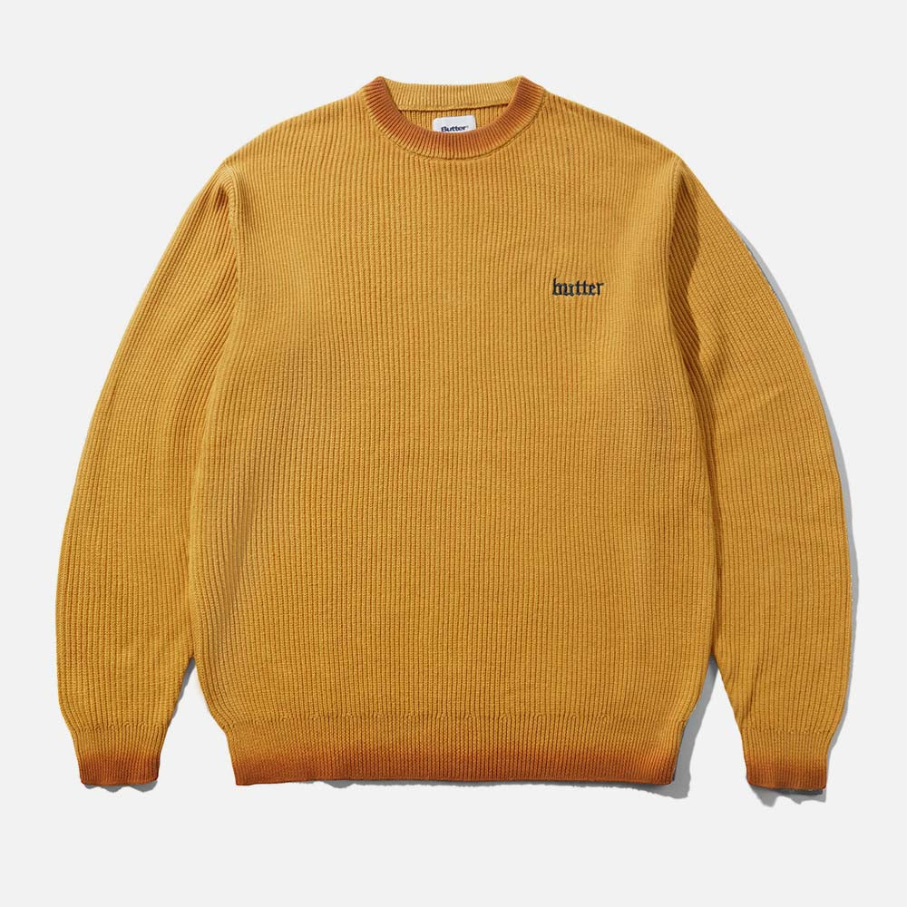 Butter Goods - Fade Knitted Sweater - Sunburst