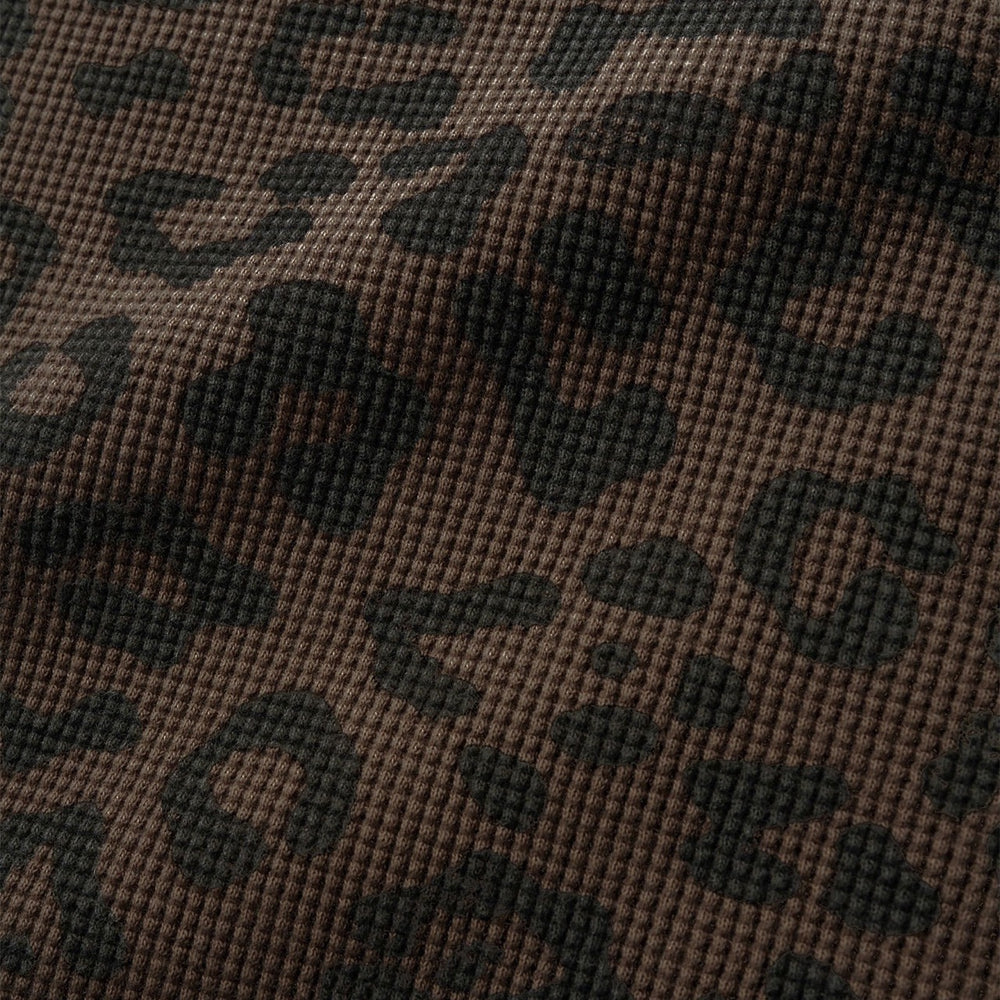 Butter Goods -  Waffle Longsleeve T-Shirt - Leopard