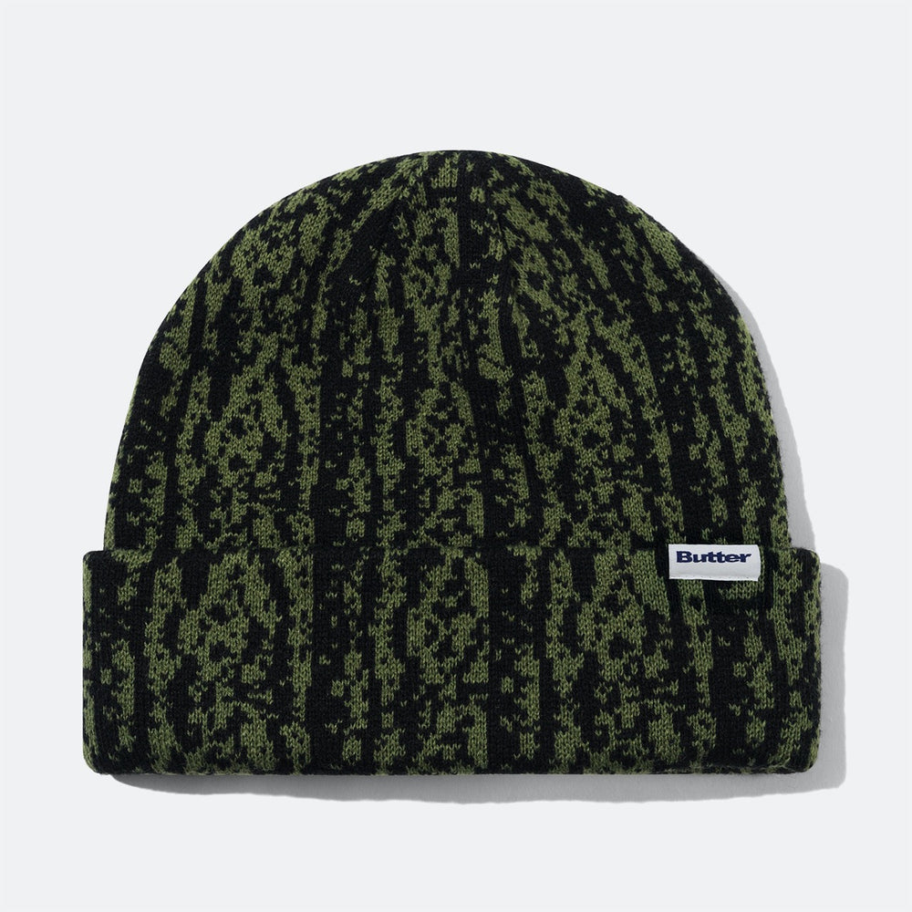 Butter Goods - Lowland Camo Beanie - Green