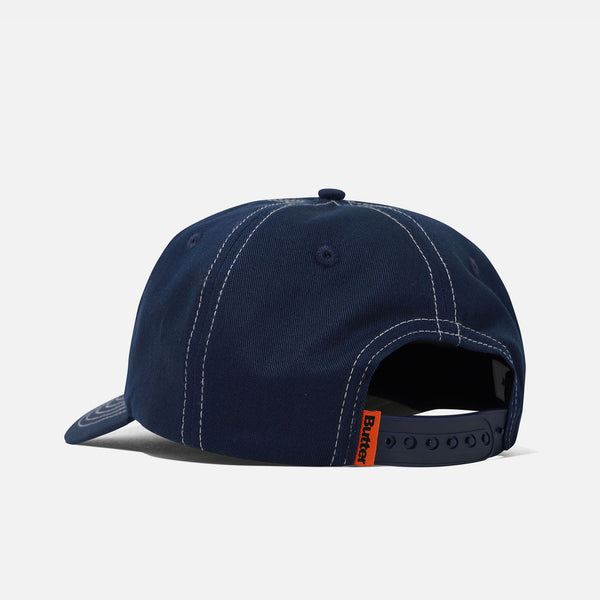 Butter Goods - Nail 5 Panel Snapback Cap - Navy